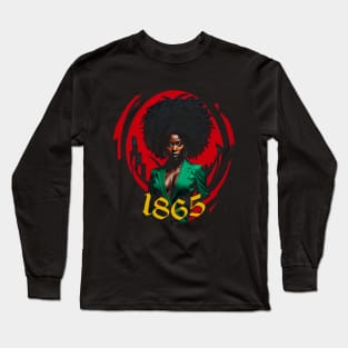 juneteeth 06/19/2023 - emancipation of enslaved African Americans Long Sleeve T-Shirt